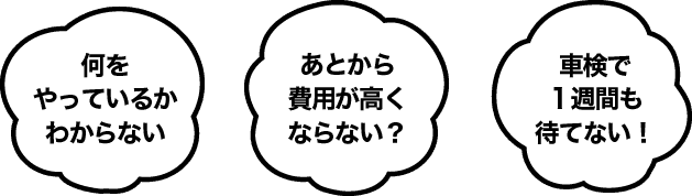 お悩みの吹き出し